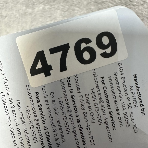 ALPTREK 825 Snowshoe Kit Medium Lightweight Aluminum Orange Winter Snow Outdoor - Picture 9 of 9